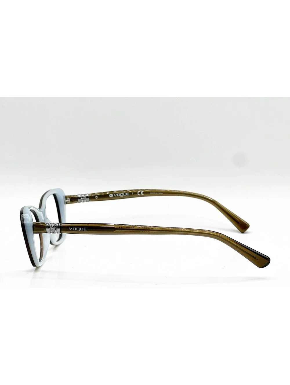 Vogue VO 2960-B 2322 Mud Green/Opal Azure Authentic Eyeglass Frames 52-16